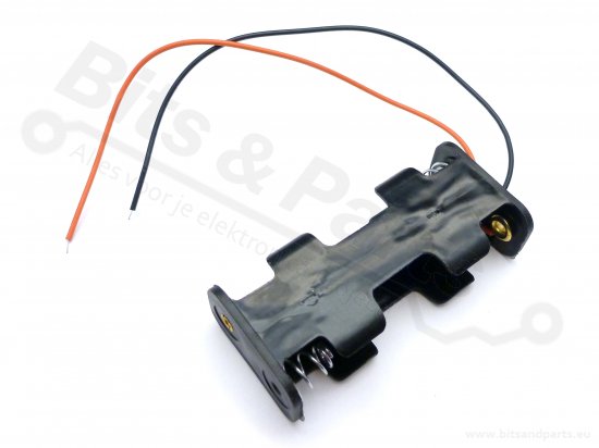 Battery holder AA Penlite x 2 (3V) small/compact